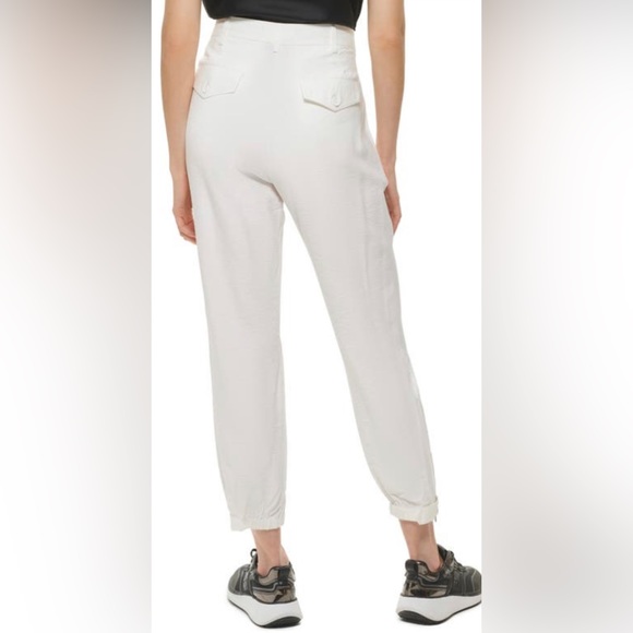 DKNY Zip Cuff Woven Joggers - Picture 2 of 4